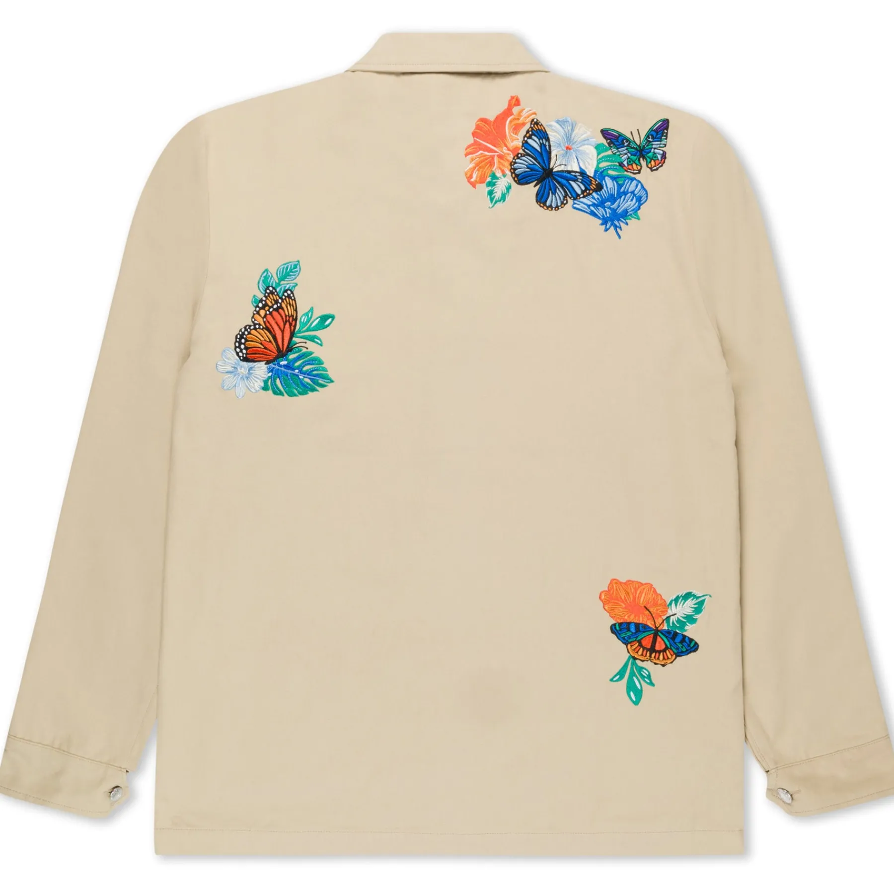Ripndip Jackets<Los Canvas Button Down Jacket (Khaki)