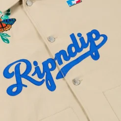 Ripndip Jackets<Los Canvas Button Down Jacket (Khaki)