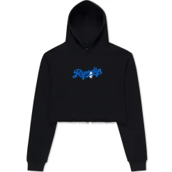 Ripndip Hoodies / Crewnecks|Womens<Los Cropped Hoodie (Black)