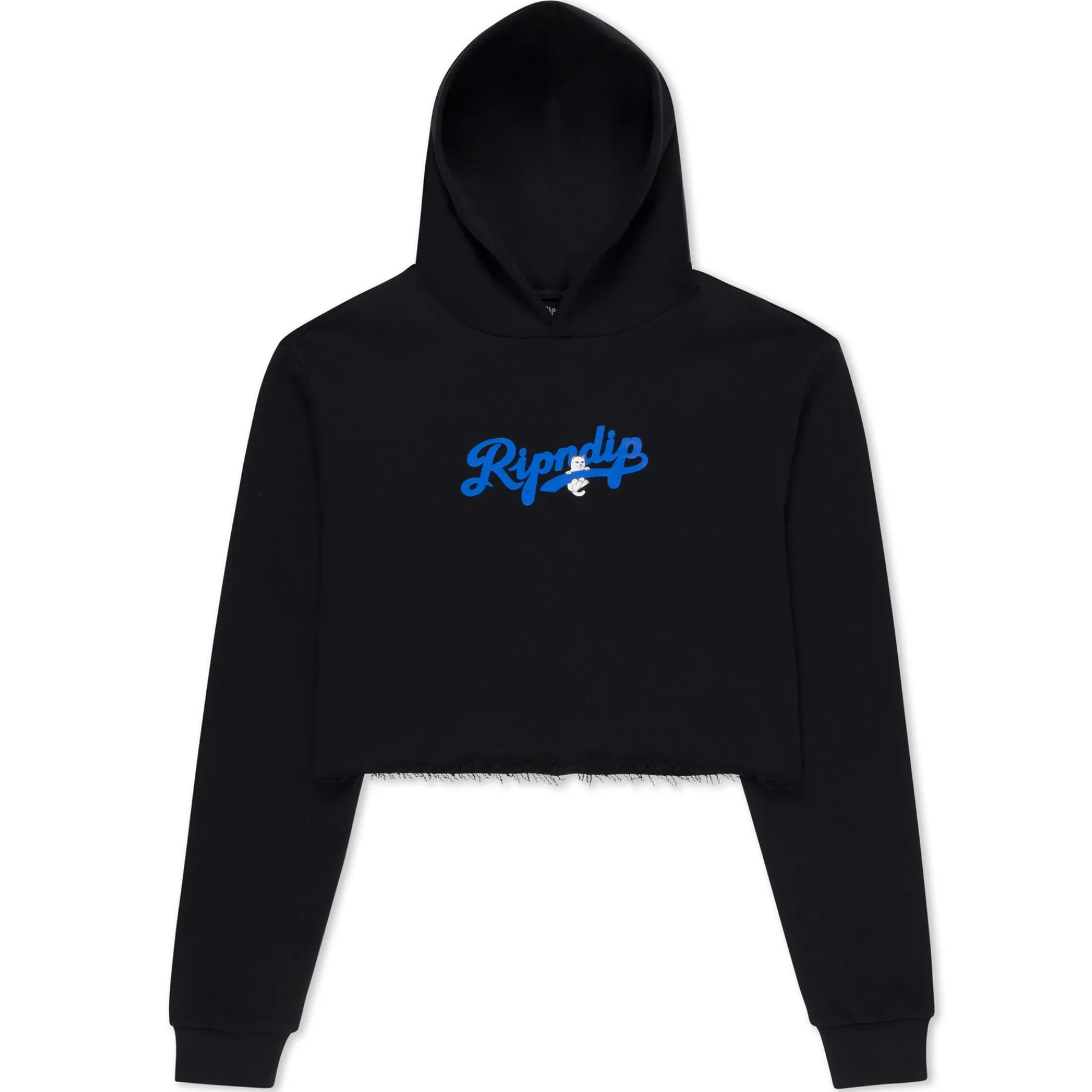 Ripndip Hoodies / Crewnecks|Womens<Los Cropped Hoodie (Black)