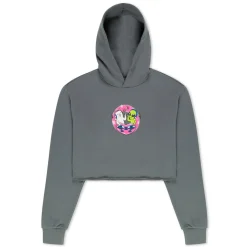 Ripndip Hoodies / Crewnecks|Womens<Love Is Cropped Hoodie (Charcoal)