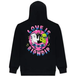 Ripndip Hoodies / Crewnecks<Love Is Hoodie (Black)