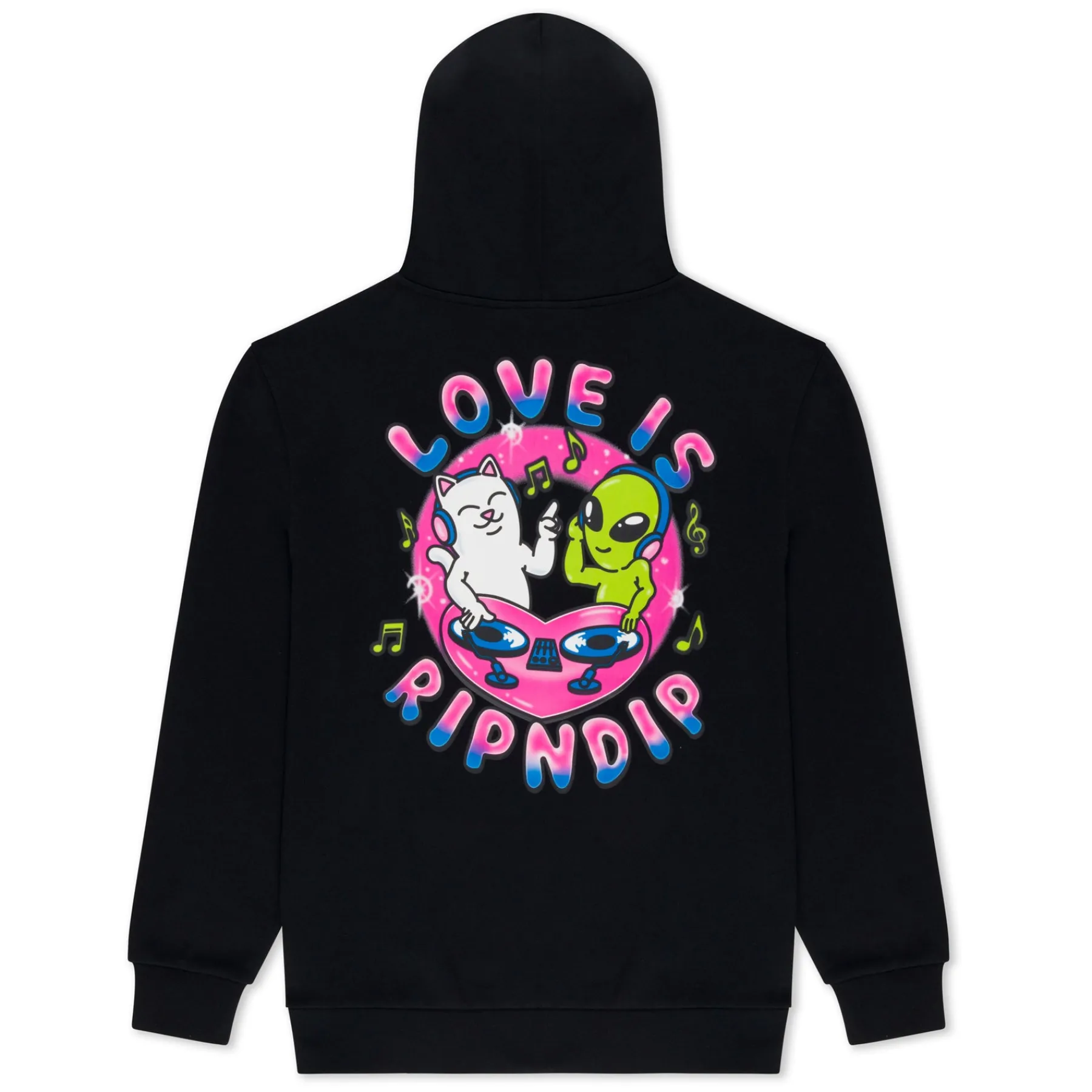 Ripndip Hoodies / Crewnecks<Love Is Hoodie (Black)