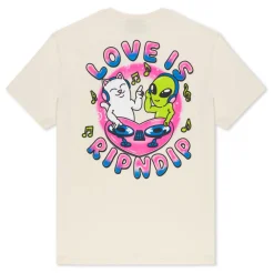 Ripndip Short Sleeve Tees<Love Is Tee (Natural)