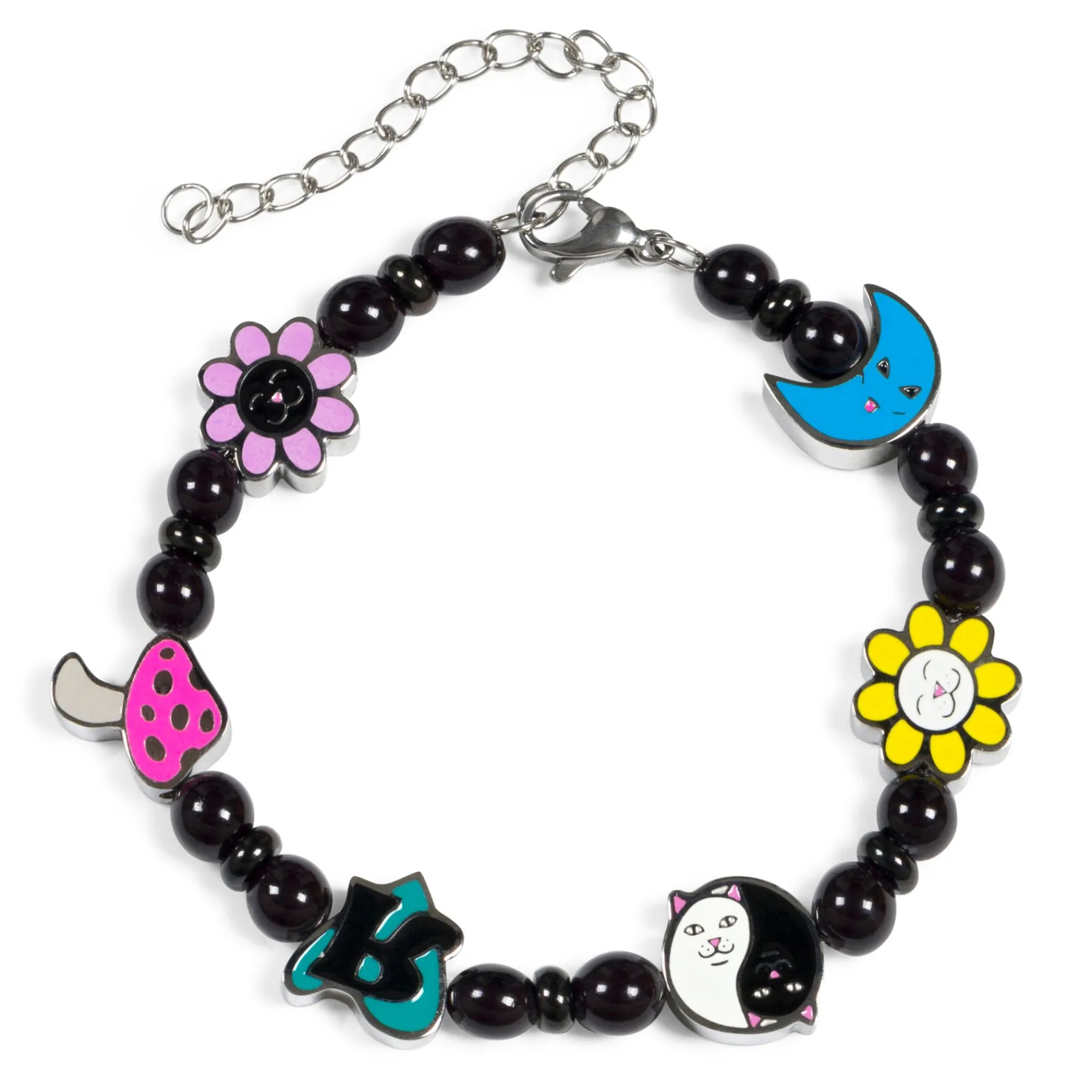 Ripndip Womens|Accessories<Lucky Charms Bracelet (Black)