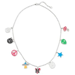 Ripndip Womens|Accessories<Lucky Charms Necklace (Silver)