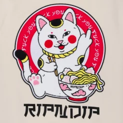 Ripndip Jackets<Lucky Nerm Varsity Jacket (Cream)