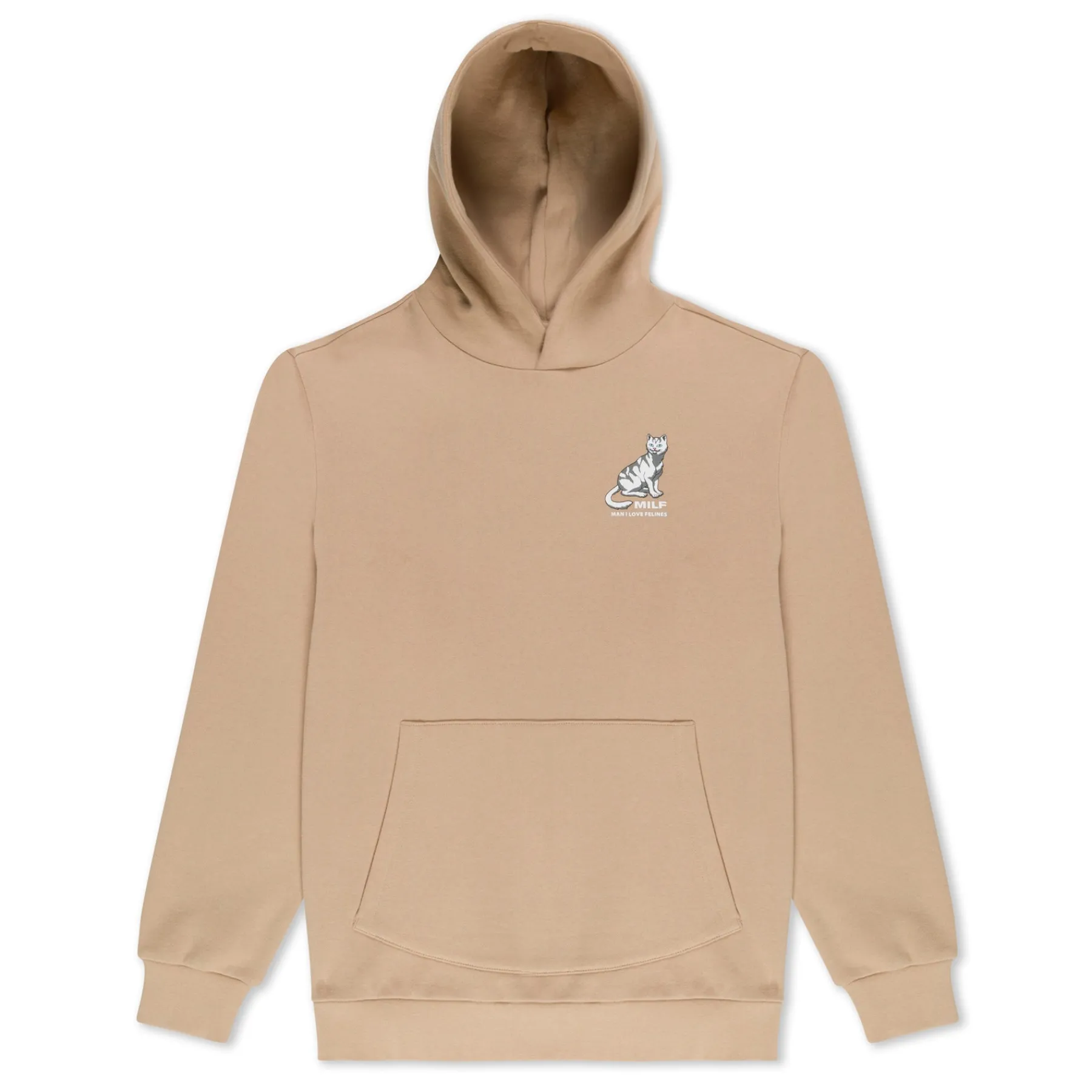 Ripndip Hoodies / Crewnecks<Man I Love Felines Hoodie (Almond)