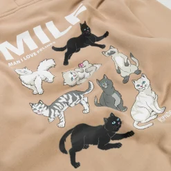 Ripndip Hoodies / Crewnecks<Man I Love Felines Hoodie (Almond)