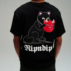 Ripndip Short Sleeve Tees<Masked Jerm Tee (Black)