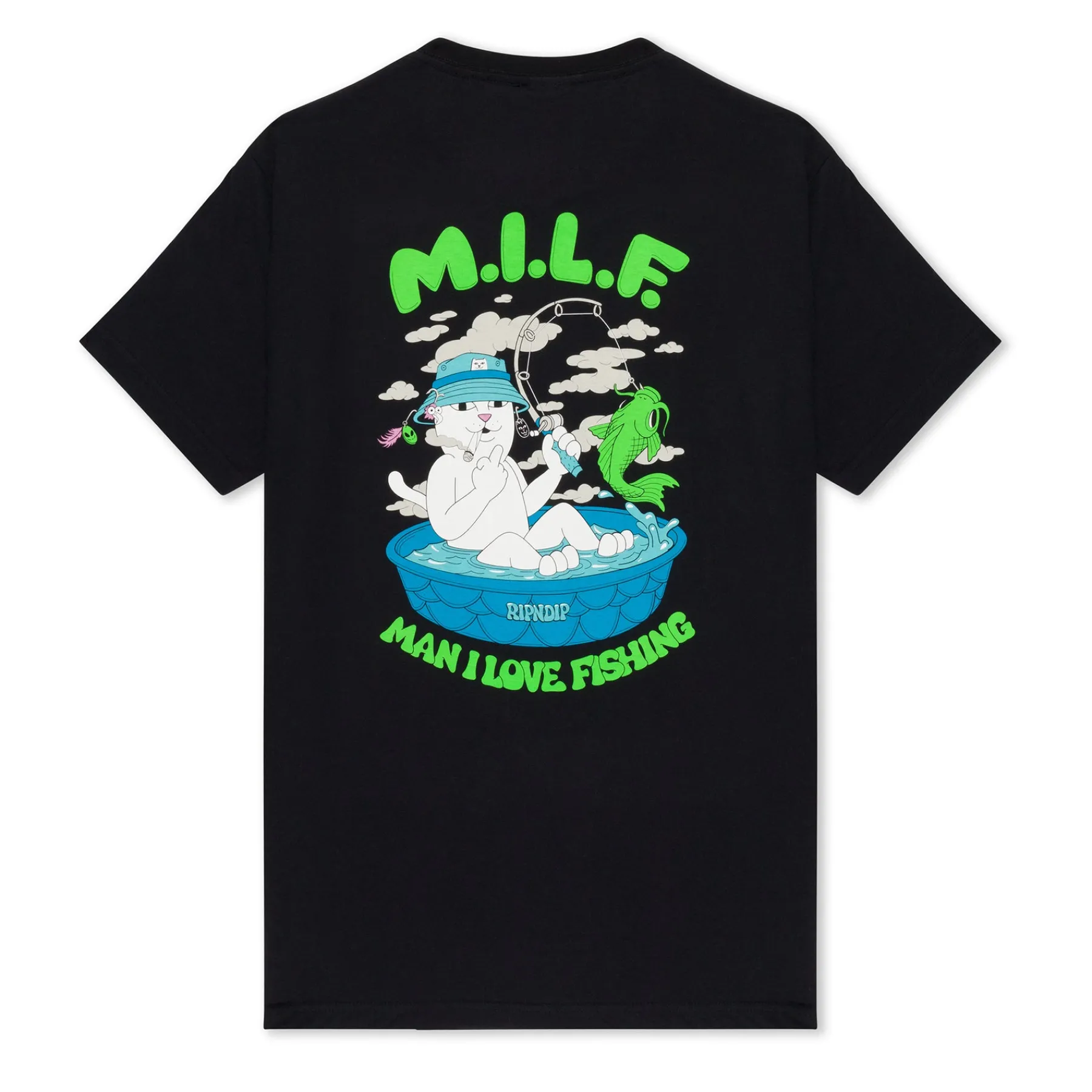 Ripndip Short Sleeve Tees<MILF Tee (Black)