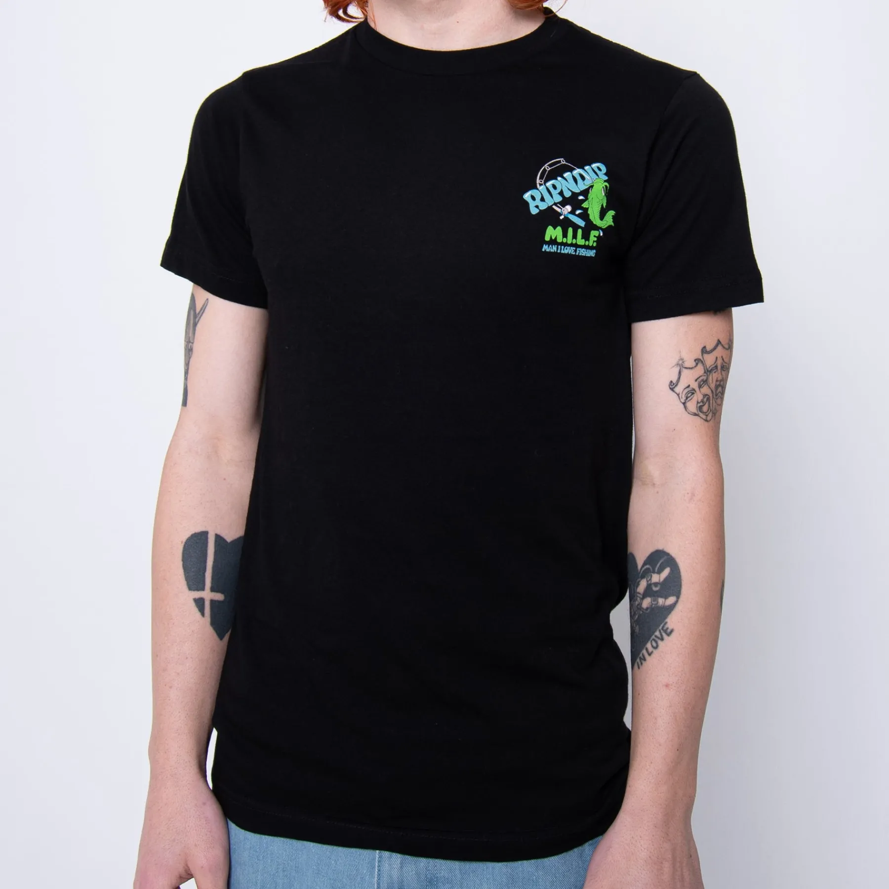 Ripndip Short Sleeve Tees<MILF Tee (Black)