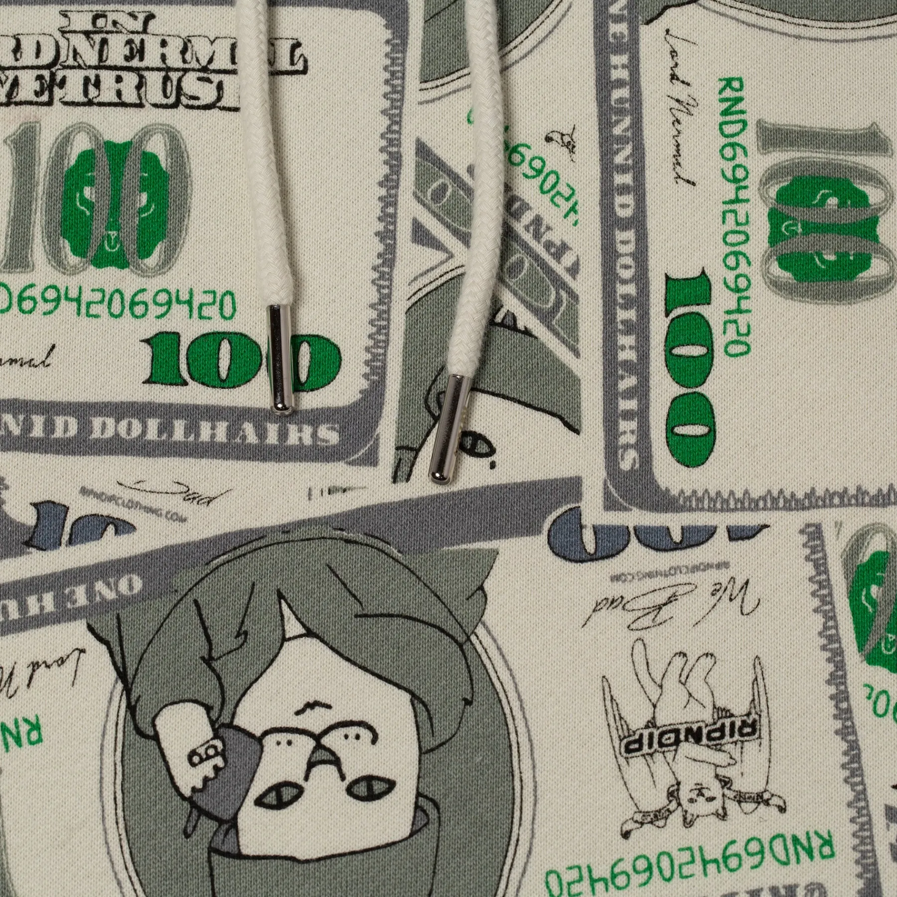 Ripndip Hoodies / Crewnecks<Money Bag Hoodie (Green)