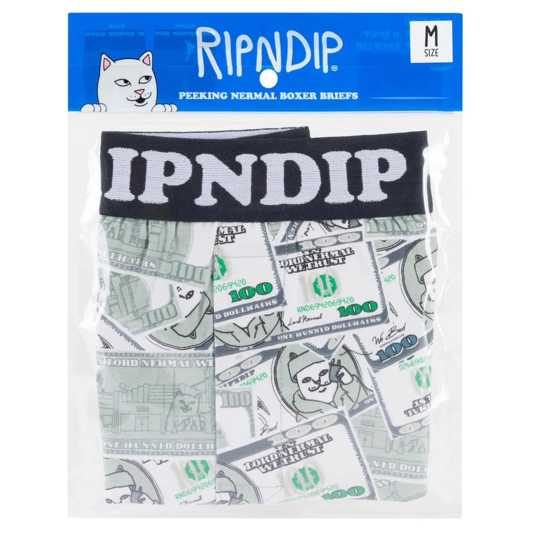 Ripndip Boxers|Womens<Moneybag Boxers (Olive)