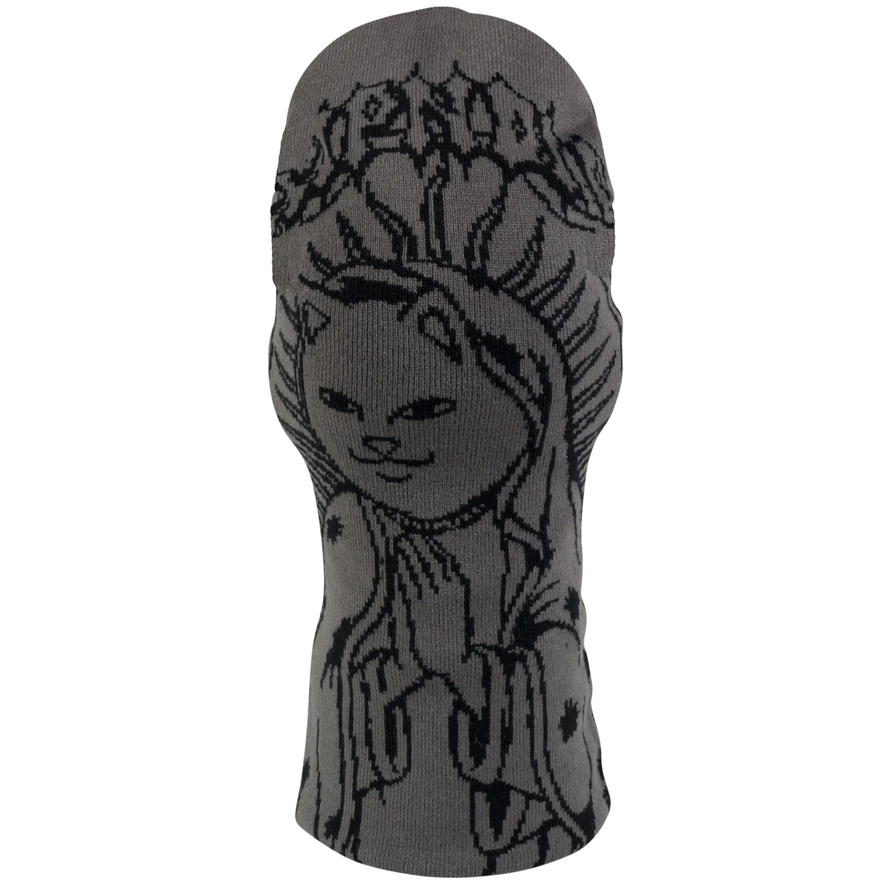 Ripndip Balaclavas|Beanies<Mother Nerm Balaclava (Charcoal)