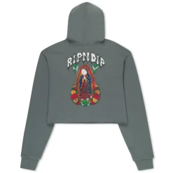 Ripndip Hoodies / Crewnecks|Womens<Mother Nerm Cropped Hoodie (Charcoal )