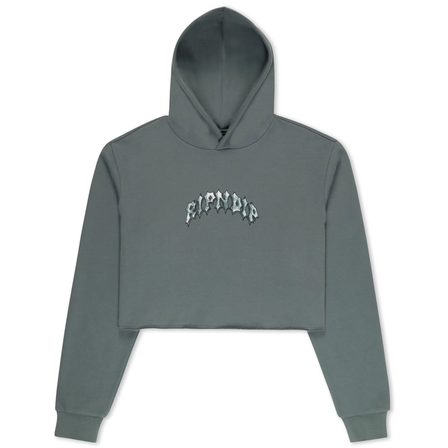 Ripndip Hoodies / Crewnecks|Womens<Mother Nerm Cropped Hoodie (Charcoal )