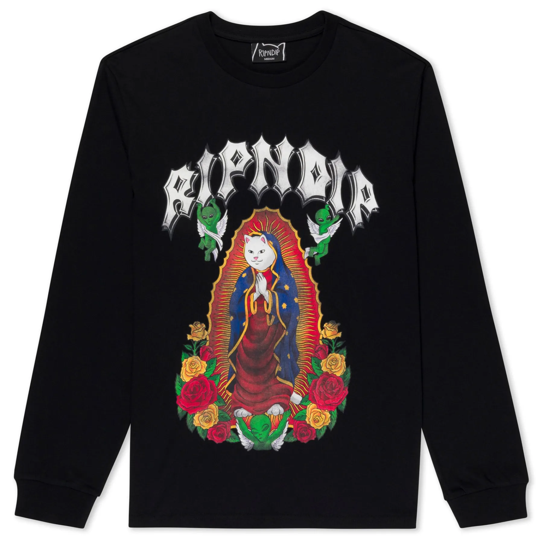 Ripndip Long Sleeve Tees<Mother Nerm Long Sleeve (Black)