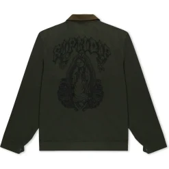 Ripndip Jackets<Mother Nerm Twill Work Jacket (Dark Olive)
