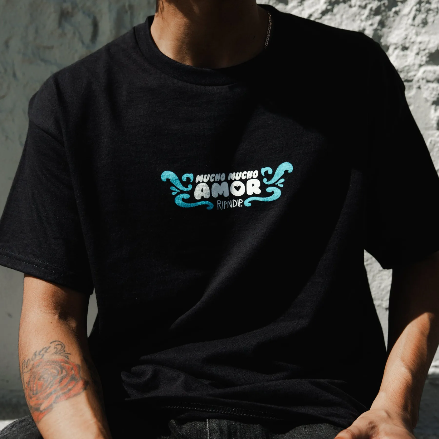 Ripndip Short Sleeve Tees<Mucho Mucho Amor Tee (Black)