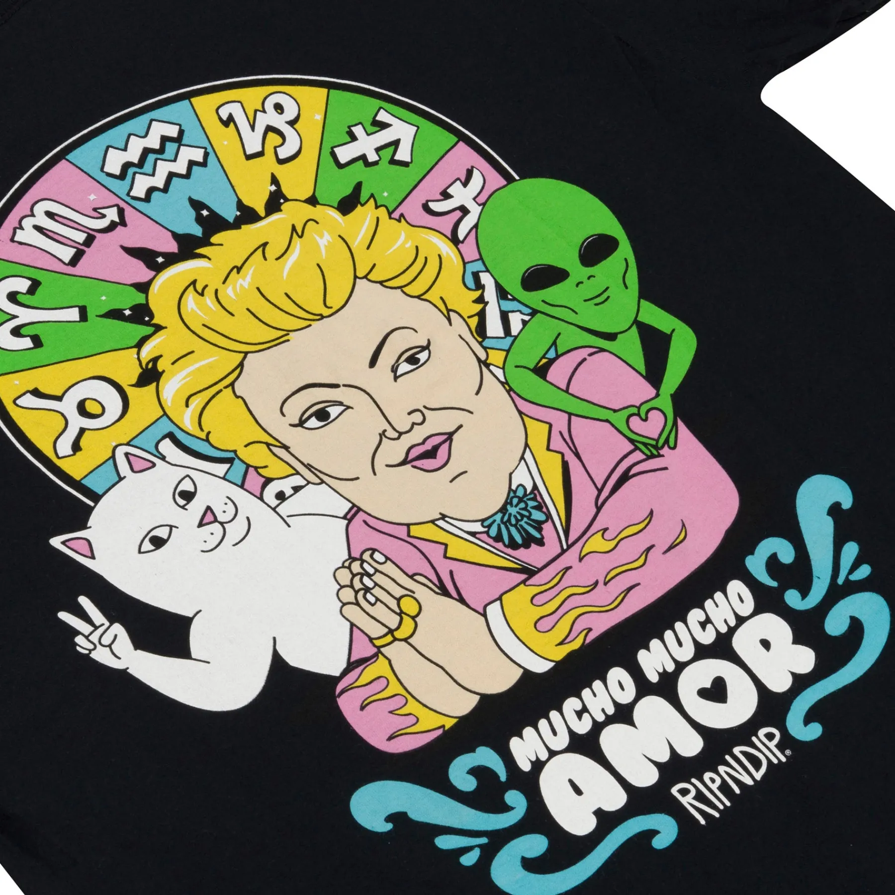 Ripndip Short Sleeve Tees<Mucho Mucho Amor Tee (Black)