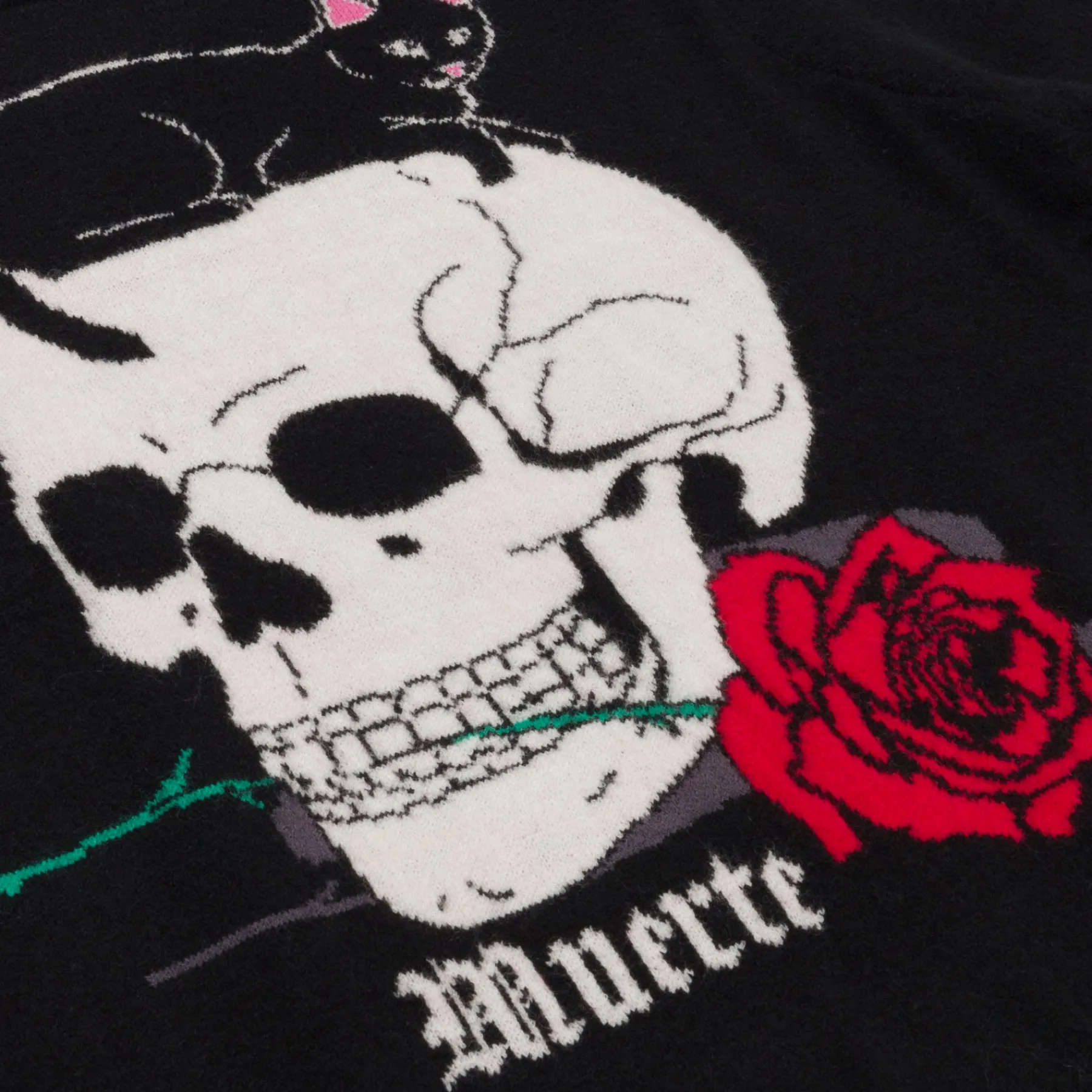 Ripndip Knits / Sweaters<Muerte Knit Sweater (Black)