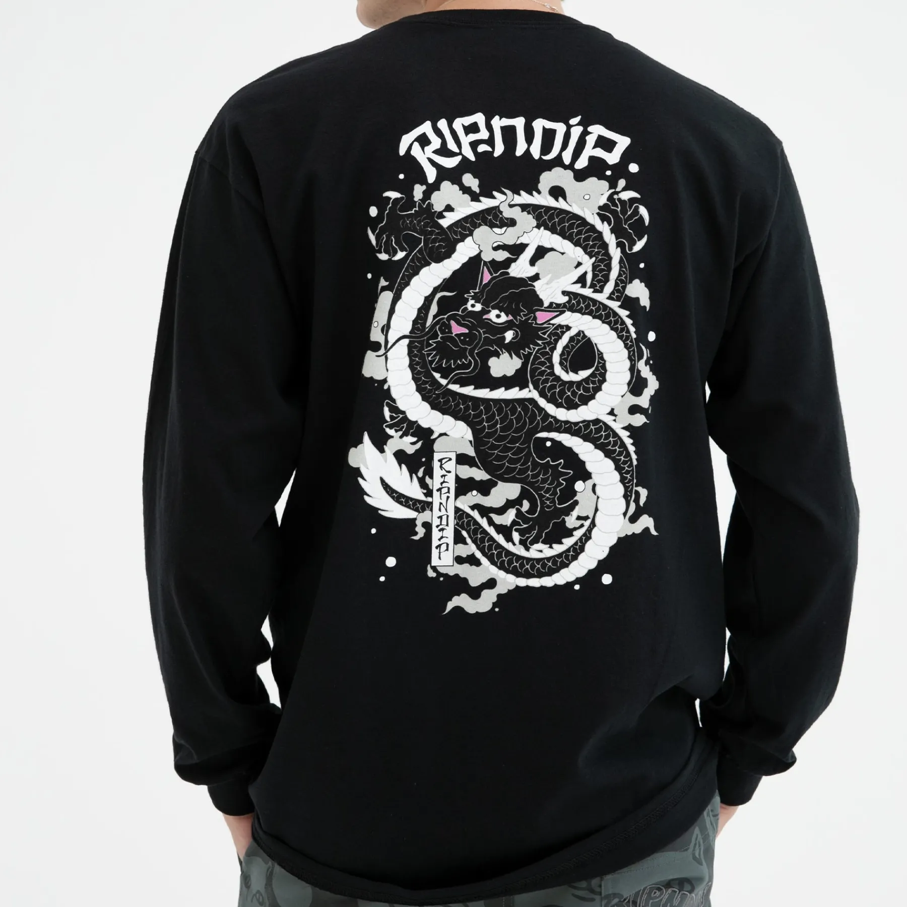 Ripndip Long Sleeve Tees|Stocking Stuffers<Mystic Jerm LS (Black)