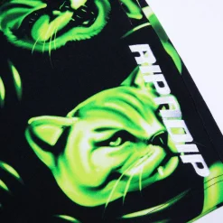 Ripndip Sweats|Shorts<Neon Cat Sweatshorts (Black/Neon)