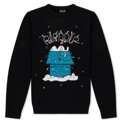 Ripndip Knits / Sweaters|Christmas Items<Nerm Christmas Light Up Knit Sweater (Black)