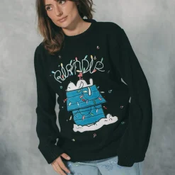 Ripndip Knits / Sweaters|Christmas Items<Nerm Christmas Light Up Knit Sweater (Black)