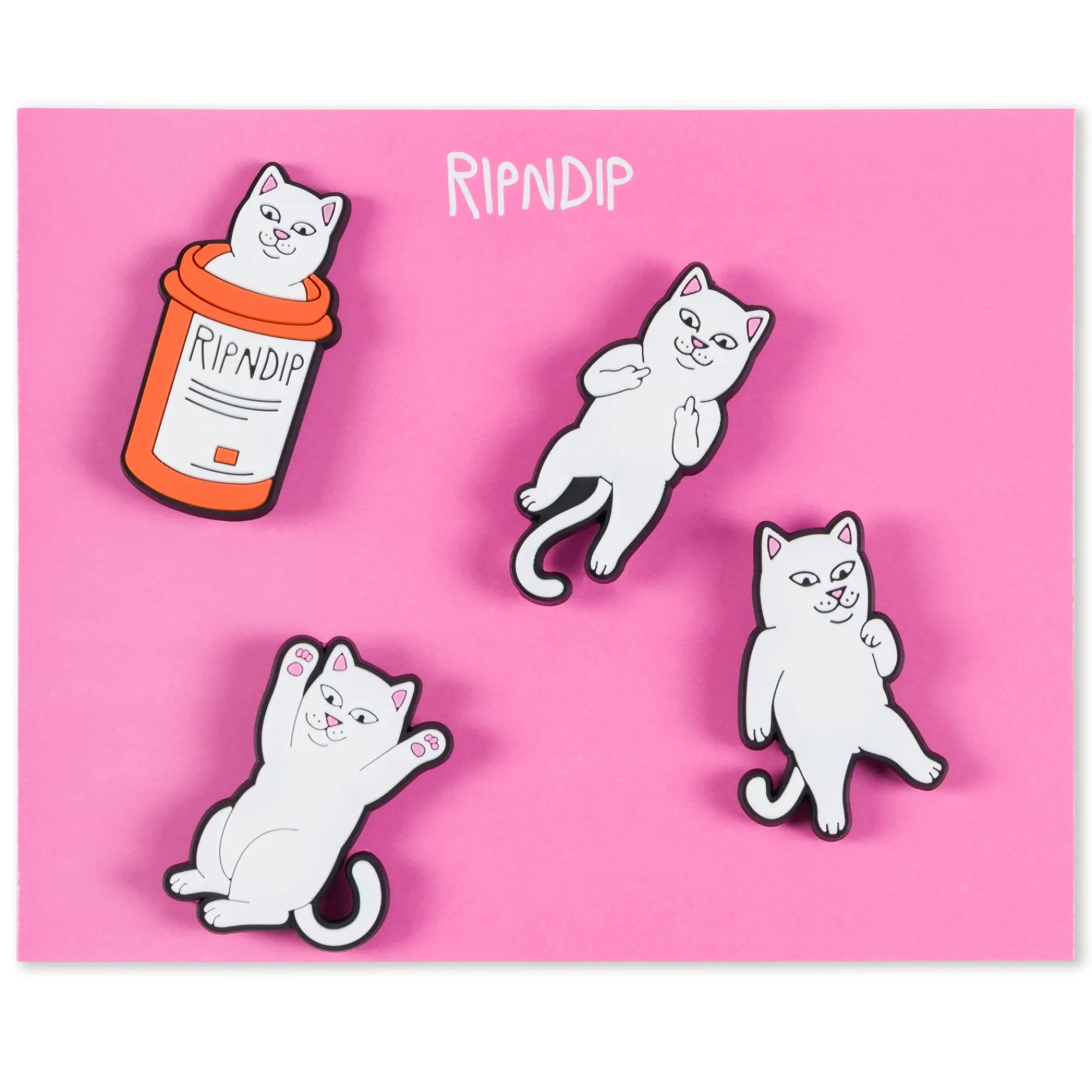 Ripndip Womens|Accessories<Nerm Pills Shoe Charm 4 Pack (Multi)