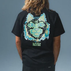 Ripndip Short Sleeve Tees|Stocking Stuffers<Nerm Wave Tee  (Black)