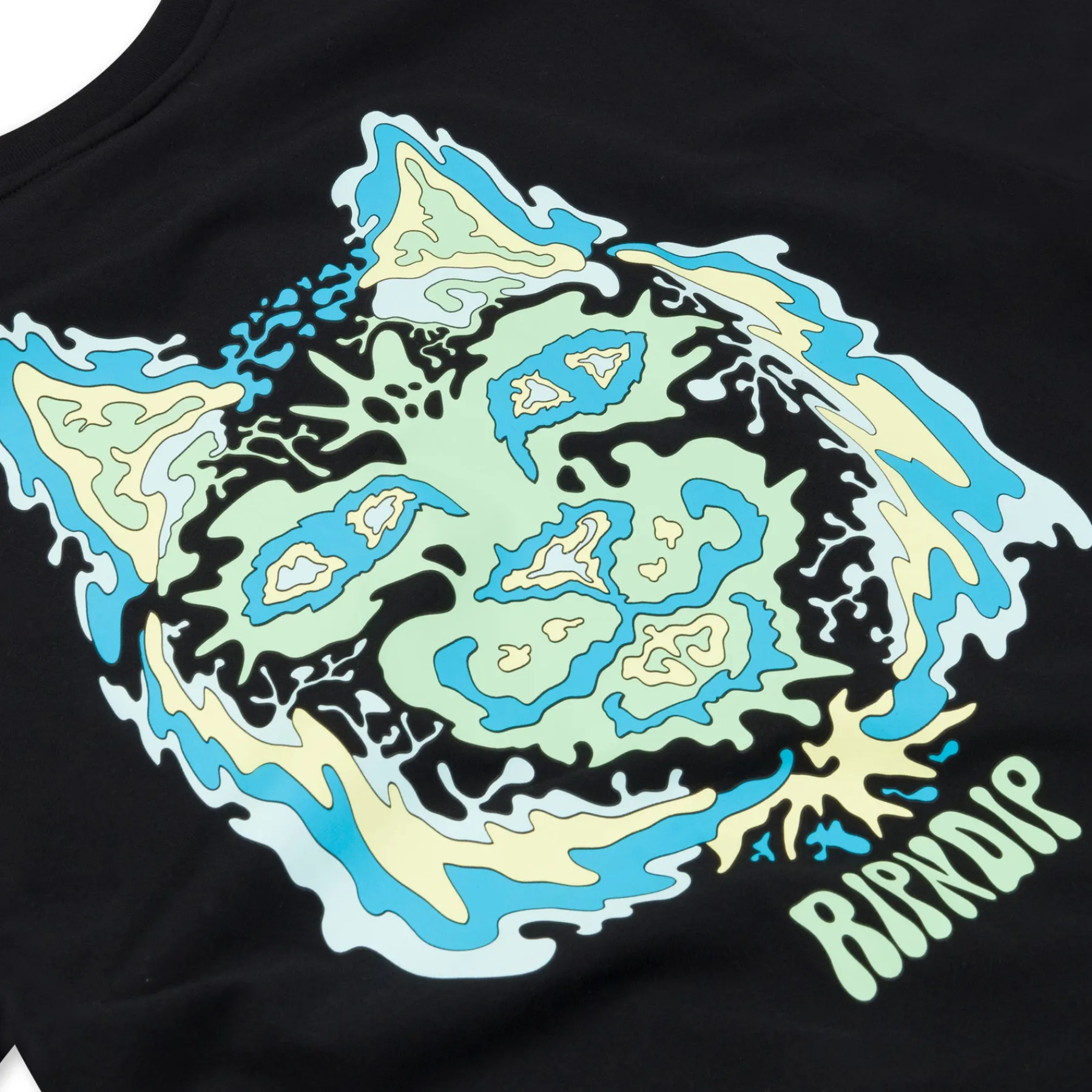 Ripndip Short Sleeve Tees|Stocking Stuffers<Nerm Wave Tee (Black)