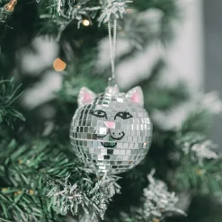 Ripndip Stocking Stuffers|Christmas Items<Nermal Disco Ornament  (Silver)