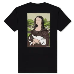 Ripndip Short Sleeve Tees<Nermal Lisa Pocket Tee 2.0 (Black)