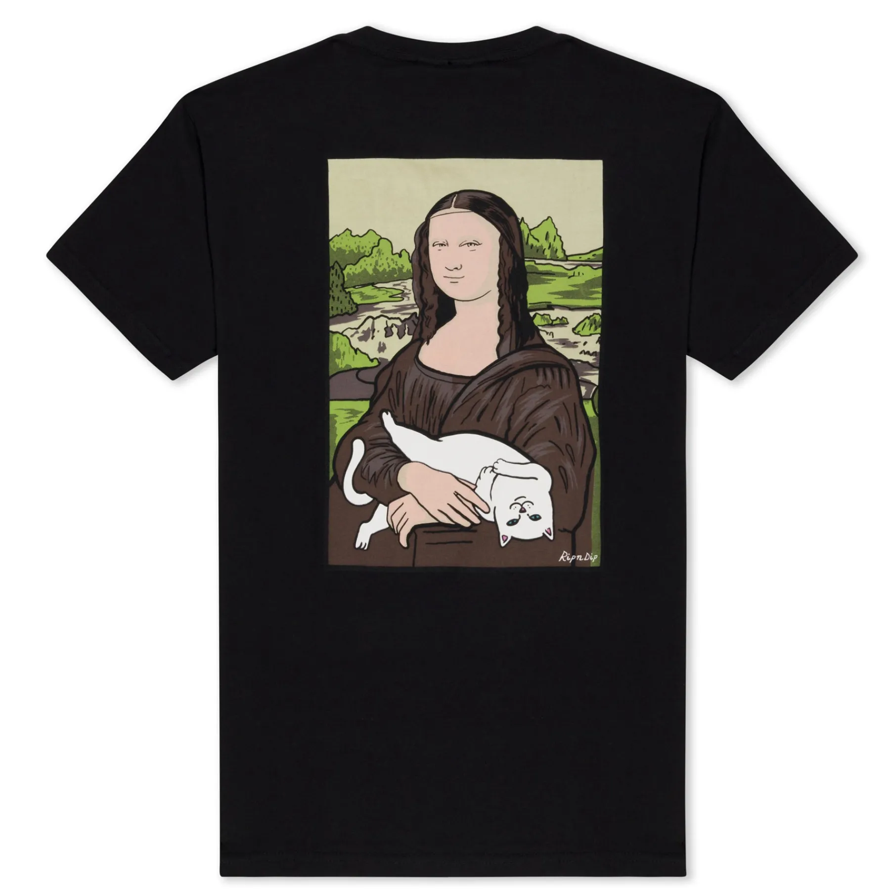 Ripndip Short Sleeve Tees<Nermal Lisa Pocket Tee 2.0 (Black)