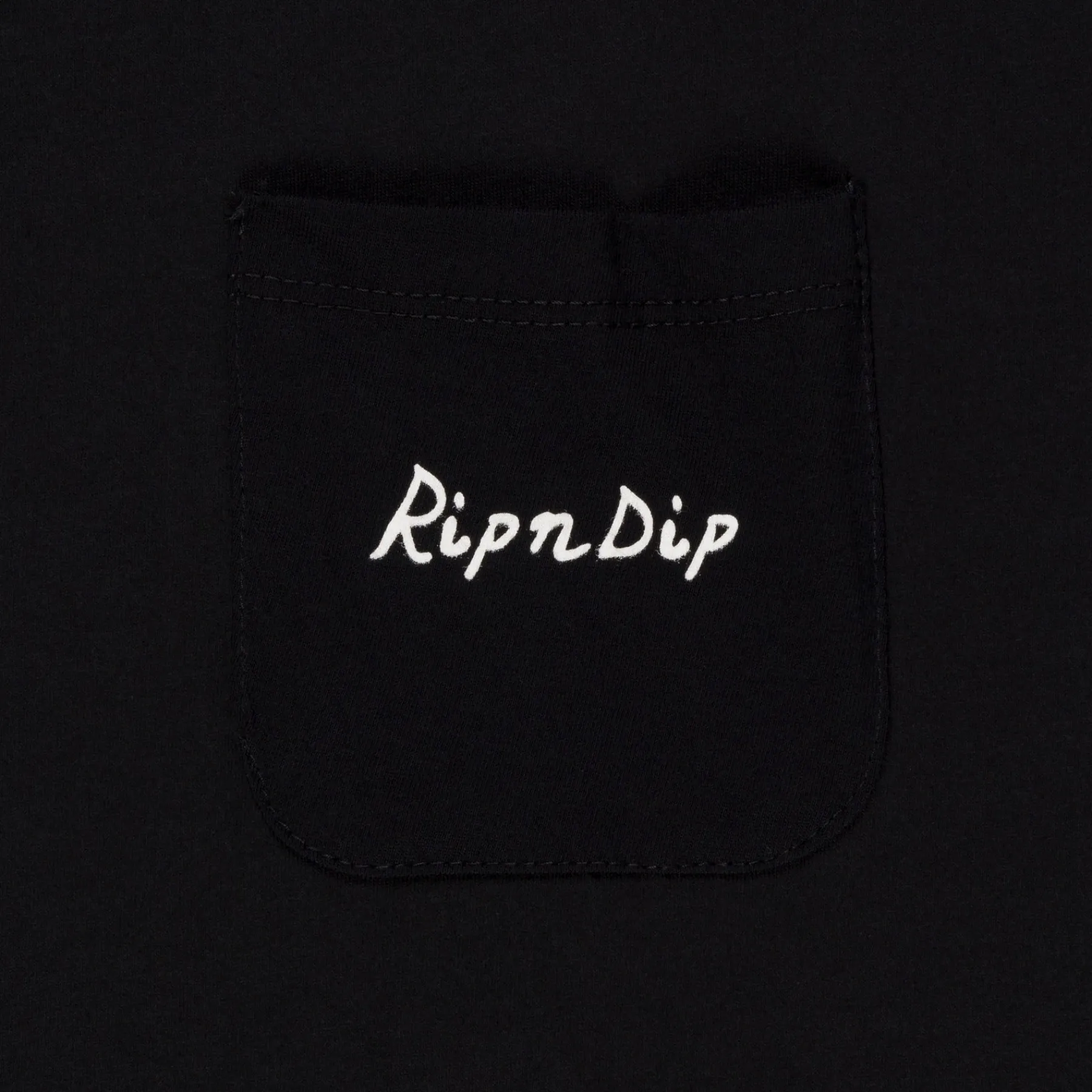 Ripndip Short Sleeve Tees<Nermal Lisa Pocket Tee 2.0 (Black)