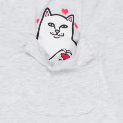 Ripndip Short Sleeve Tees<Nermal Loves Pocket Tee (Ash Heather)
