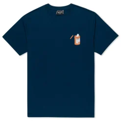 Ripndip Short Sleeve Tees<Nermal Pills Tee (Navy)