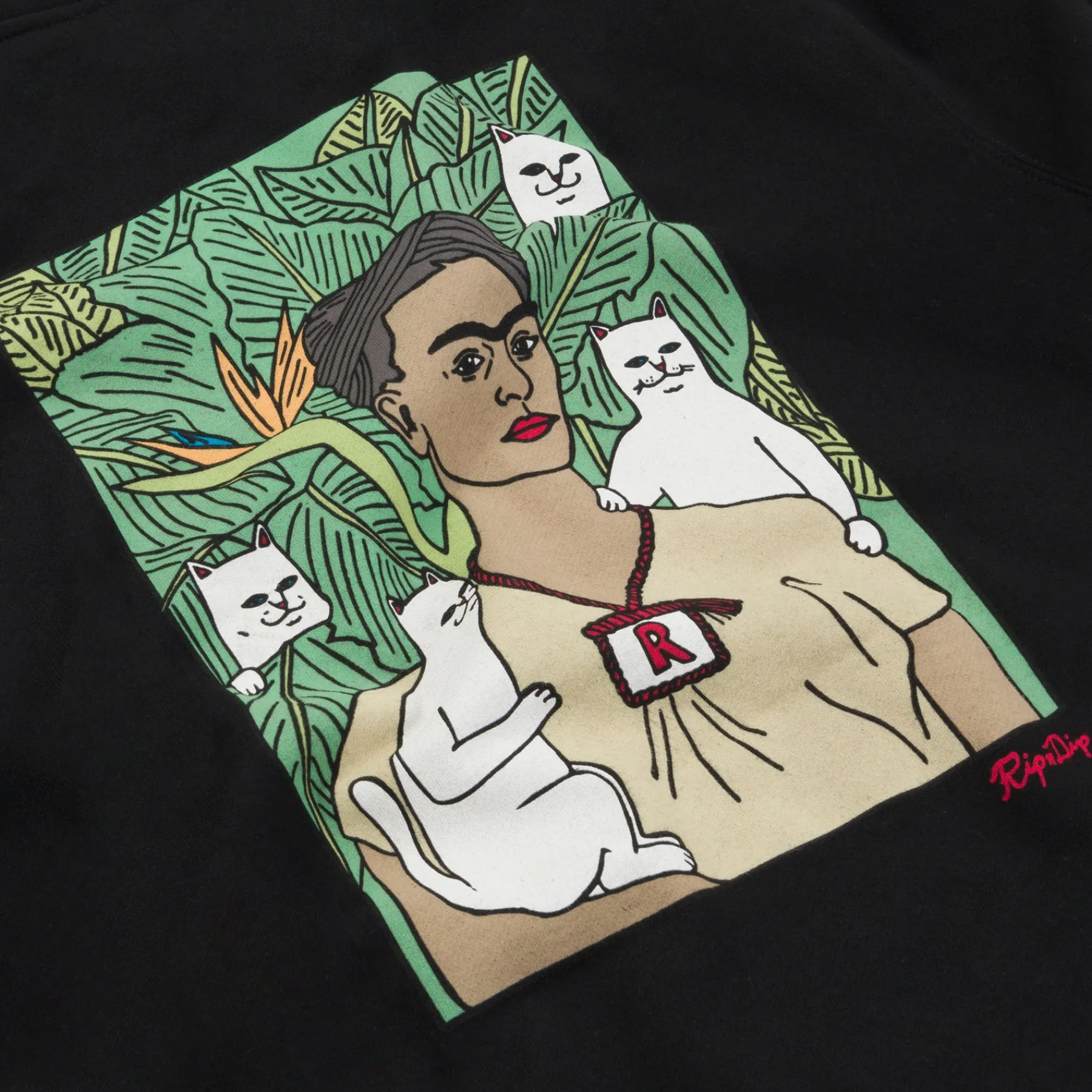 Ripndip Hoodies / Crewnecks<Nermal Portrait Hoodie (Black)