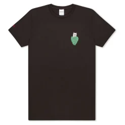Ripndip Short Sleeve Tees<Nermal Portrait Tee (Vintage Black)