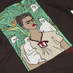 Ripndip Short Sleeve Tees<Nermal Portrait Tee (Vintage Black)