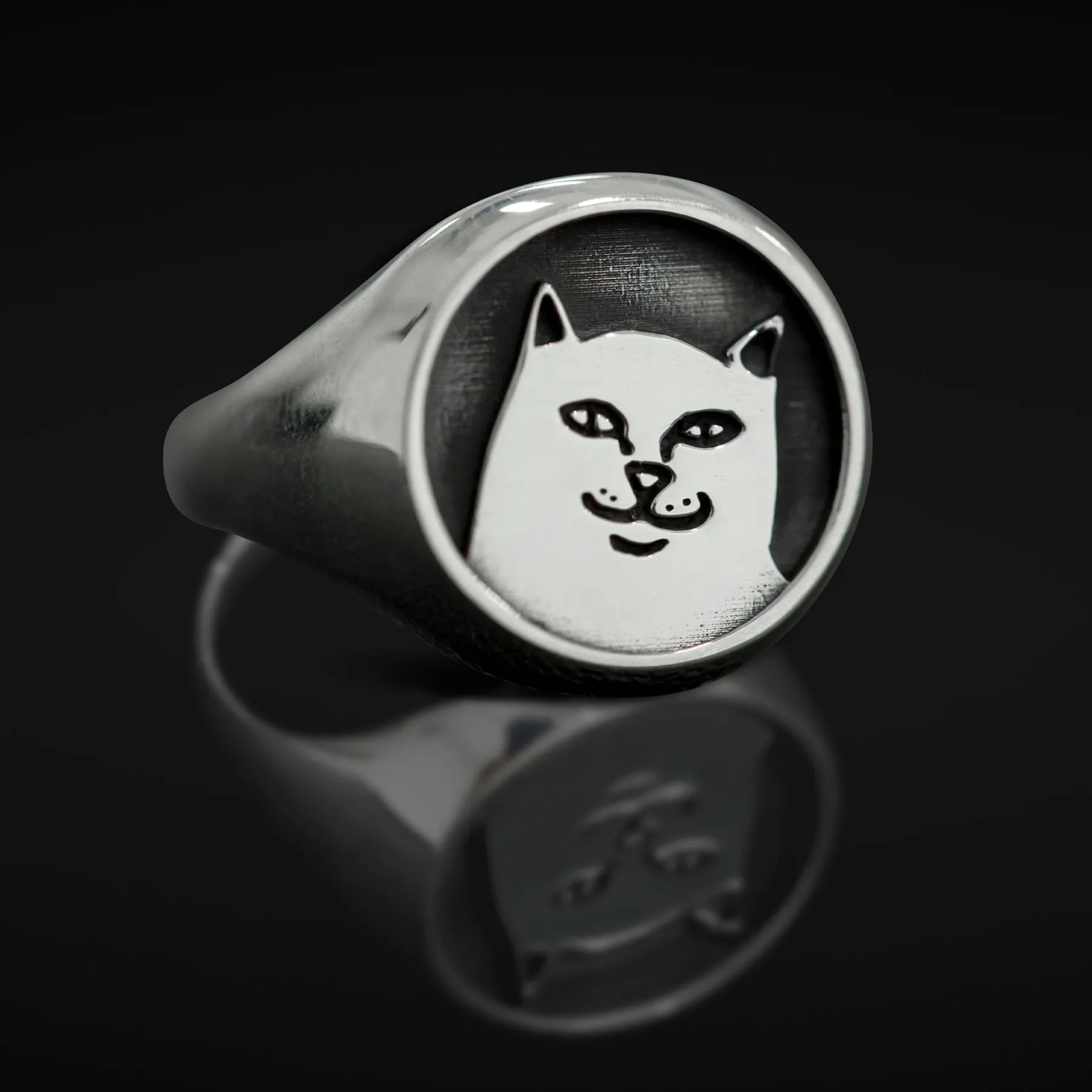 Ripndip Stocking Stuffers|Jewelry<Nermal Ring (Silver)
