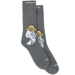 Ripndip Socks<Nermal S Thompson Socks (Charcoal)