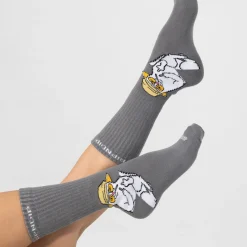 Ripndip Socks<Nermal S Thompson Socks (Charcoal)