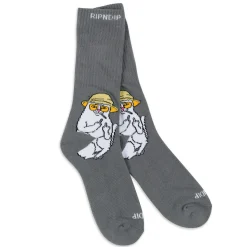 Ripndip Socks<Nermal S Thompson Socks (Charcoal)