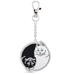 Ripndip Stocking Stuffers|Lanyards / Keychains<Nermal Yang Metal Keychain (Multi)