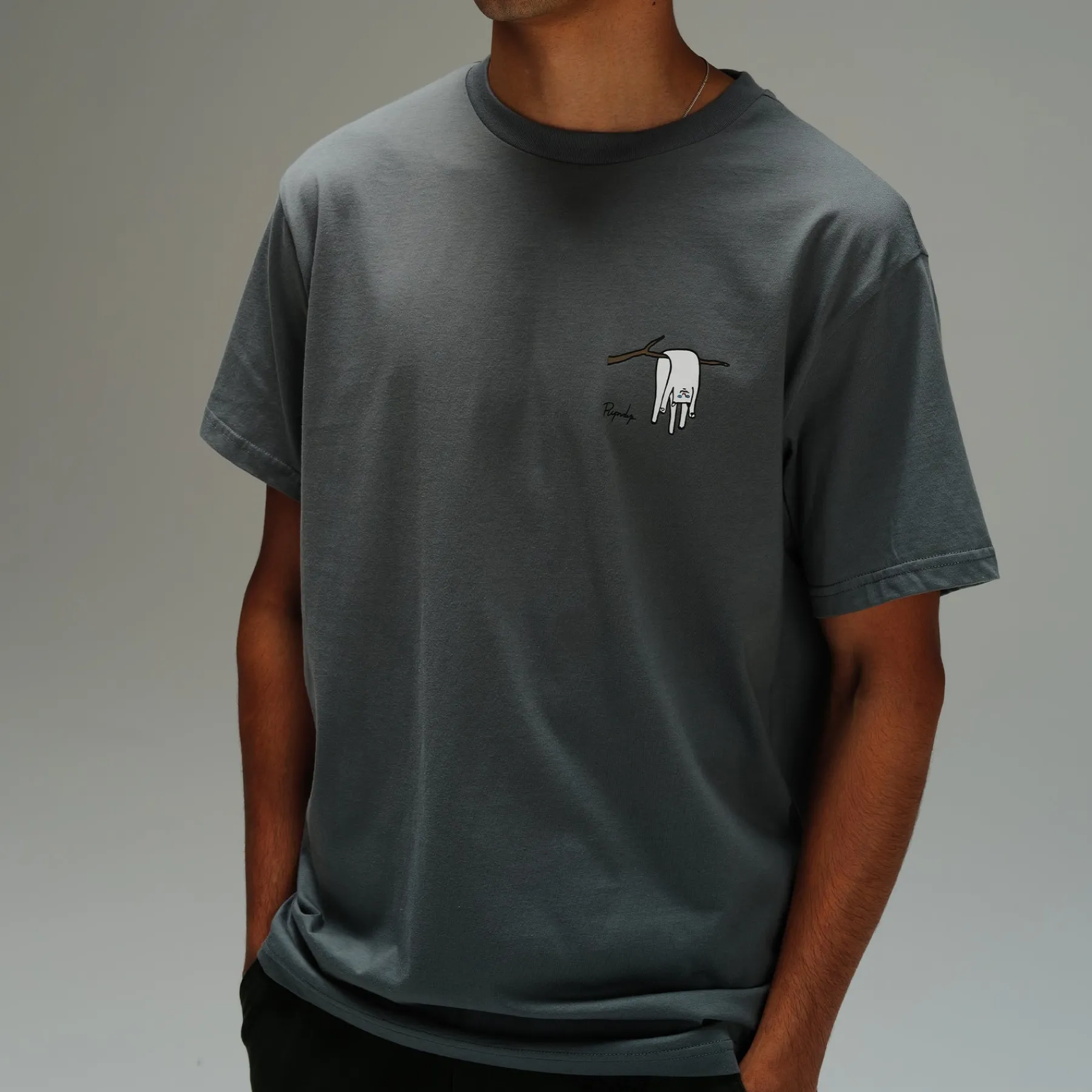 Ripndip Short Sleeve Tees<Nermali Tee (Charcoal)