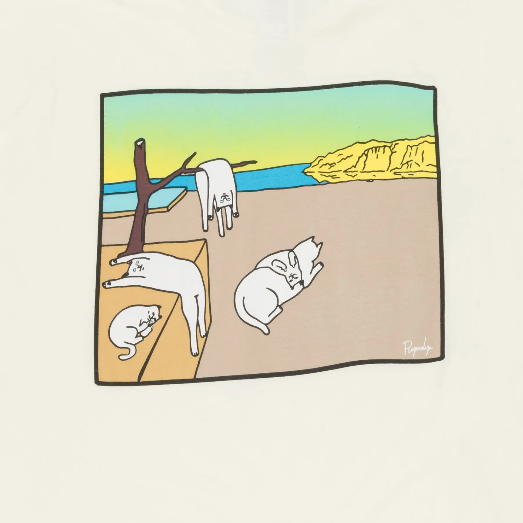 Ripndip Short Sleeve Tees<Nermali Tee (Natural)