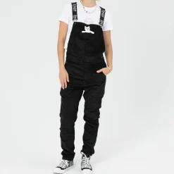 Ripndip Pants|Overalls<Nermy Buddy Corduroy Overalls (Black)